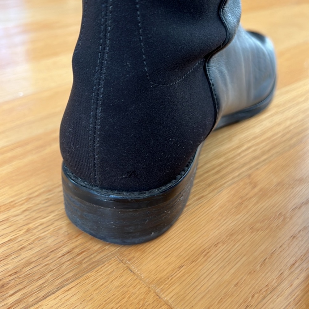Stuart Weitzman Black Nappa 5050 Boot / Size 7 - image 7